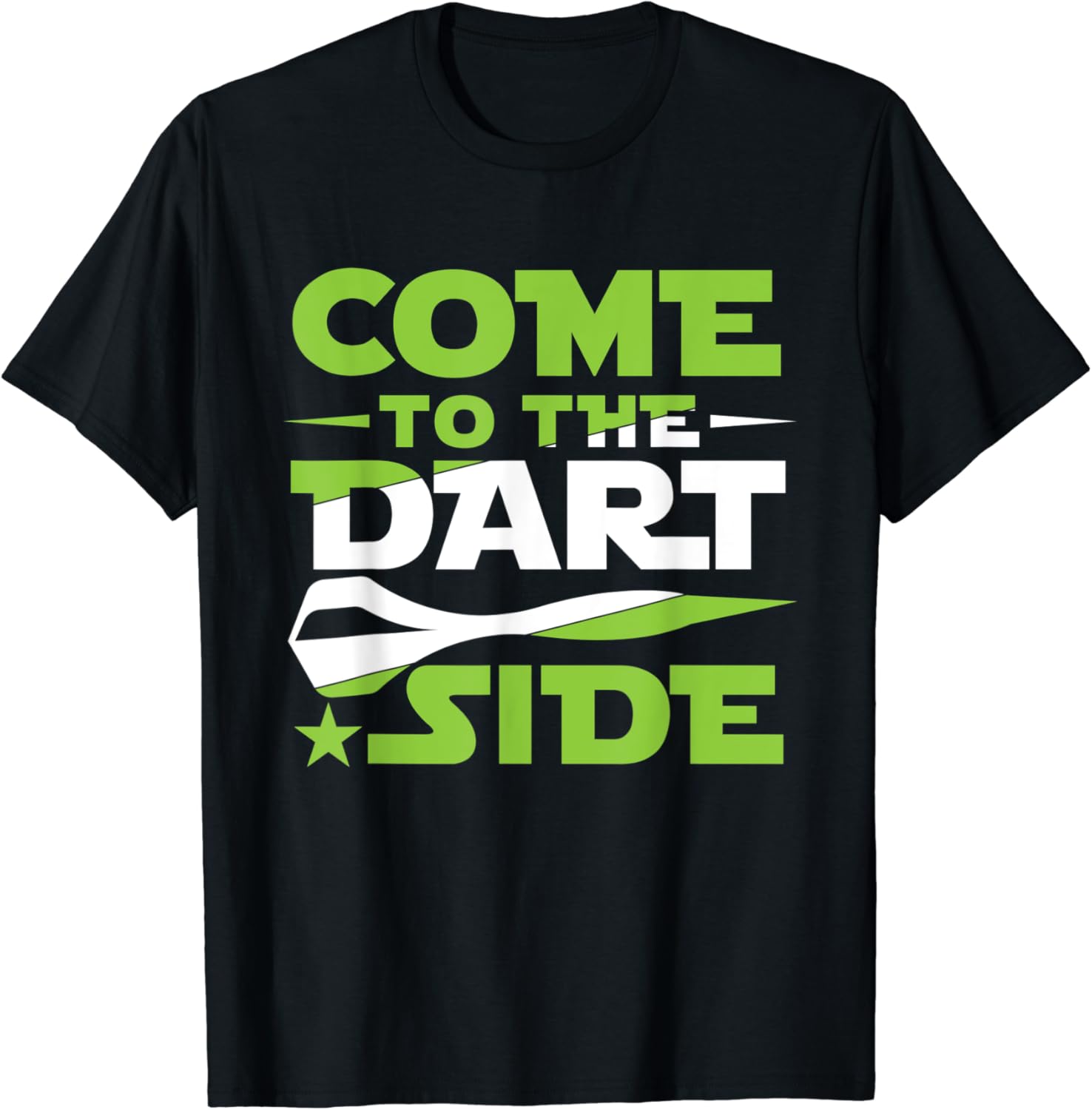 Come To The Dart Side Funny Darts TShirt Amazon.co.uk Clothing
